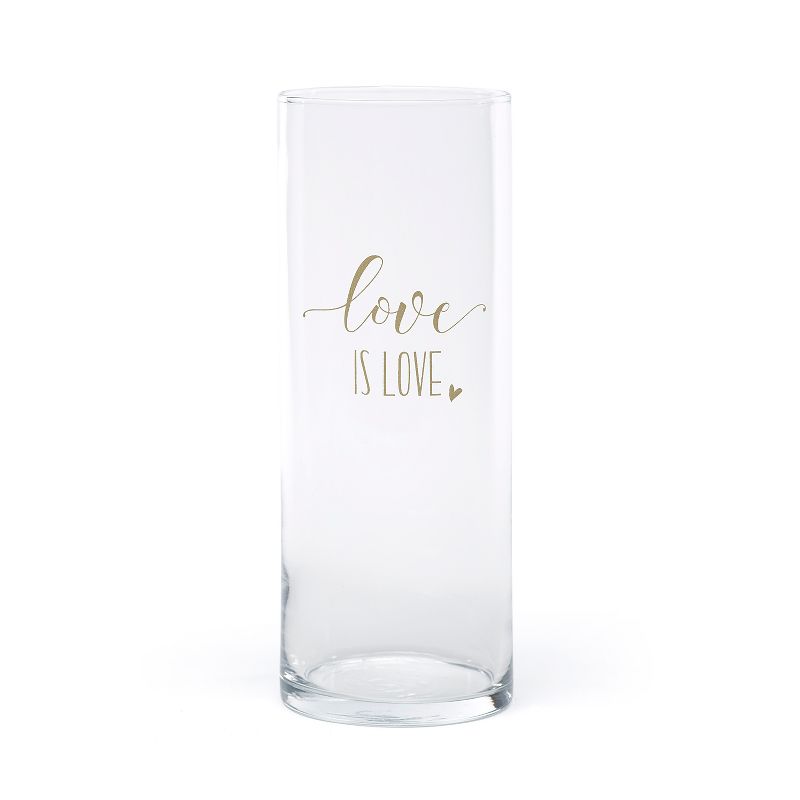 &#34;Love is Love&#34; Vase Clear, 1 of 3