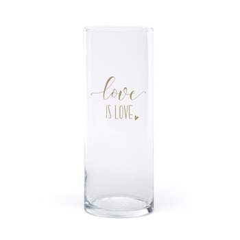 "Love is Love" Vase Clear