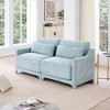 VASIP Chenille Sofa with Lumbar Pillows - Ergonomic, Wood Frame, Plush Sponge - Easy Assembly, Elegant Armrests - 2 of 4