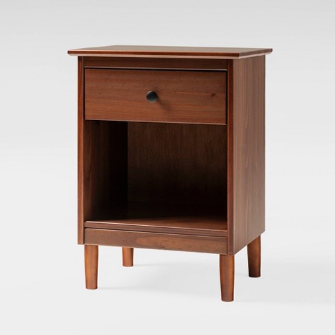 Mid century top modern nightstand target