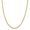 Black Bow Jewelry 2.25mm 14k Yellow Gold Hollow Franco Chain Necklace - 2 of 4