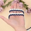 Sewing Braid Trim, 11 Yards 0.6 Inch Twisted Cotton Cord Trim, Handmade DIY Craft Embellishment Costume Garment Decor Accessory - 3 of 4