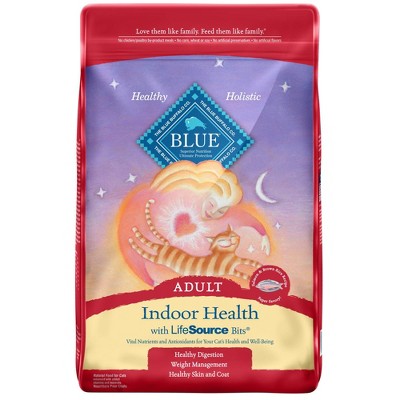 Blue Buffalo Indoor Health Salmon & Brown Rice Recipe Adult Premium Dry Cat Food - 15lbs