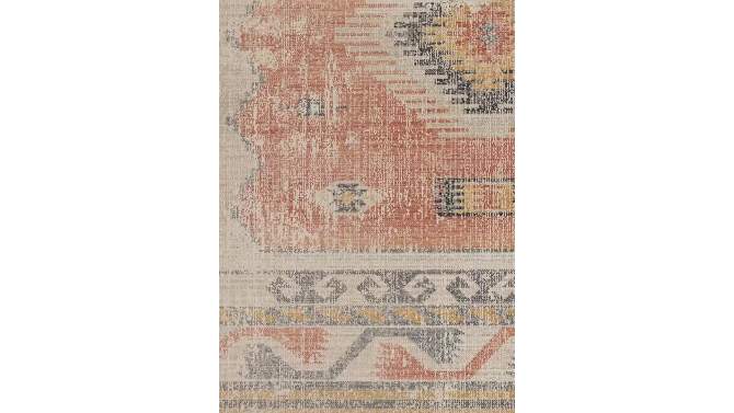 Great Zero Barlow Rug Off White/Red - Linon, 2 of 11, play video