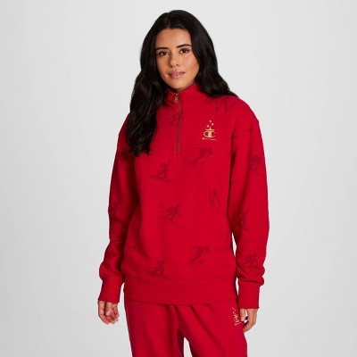 Champion Adult Fleece Motif 14 Zip Pullover Sweatshirt 3490₽
