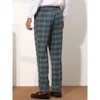 Lars Amadeus Men's Slim Fit Lightweight Tapered Checked Pants - 3 of 4
