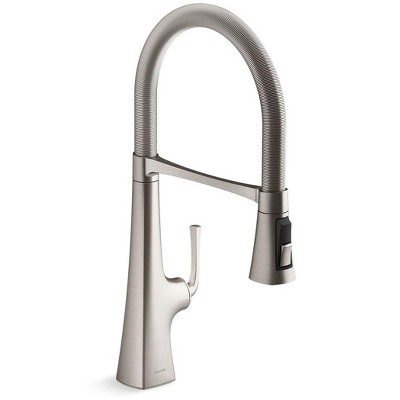Graze® Single-Handle Semi-Professional Kitchen Sink Faucet With 21-9/16" Spout