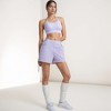 Anna-Kaci Active Women's High Waist Active Shorts with Elastic Side Waistband Large Pockets and Adjustable Drawstring Hem - 2 of 4