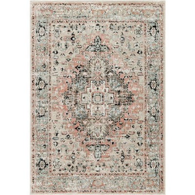 Nourison Washable Decor Vintage Medallion Indoor Rug
