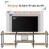 VECELO TV Stand, Entertainment Center, Media Console Table with Adjustable Storage Shelves - 4 of 4