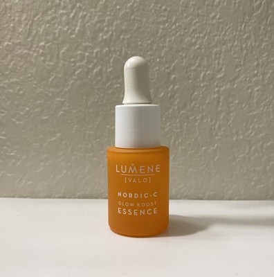 Lumene Valo Glow Boost Essence Serum With Vitamin C & Hyaluronic - 0.5 : Target