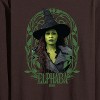 Men's - Wicked - Art Noveau Elphaba Long Sleeve Graphic T-Shirt - 2 of 3