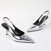 Berness Women's Chevelle Pointed-Toe Slingback Heels with Triangle Embellishment - 4 of 4