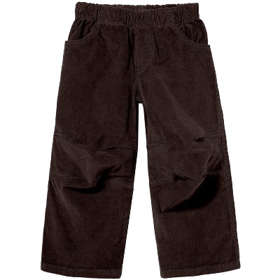 City Threads Boys/Kids Soft Stretch Corduroy Pants with Knee Articulation - USA-Made - Matching Stitch