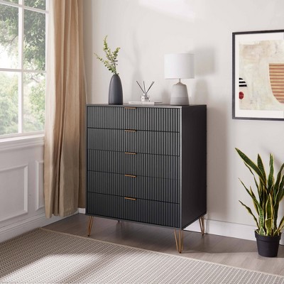 Manhattan Comfort Dumbo 5 Drawer Dresser