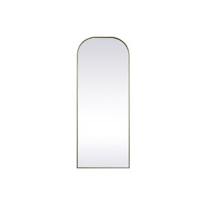 Elegant Lighting Metal Frame Arch Full Length Mirror 28x74 - 1 of 4