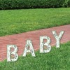 Big Dot of Happiness Boho Botanical Baby - Yard Sign Outdoor Lawn Decorations - Greenery Baby Shower Yard Signs - BABY - 2 of 4