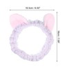 Unique Bargains Women's Cute Breathable Cartoon Cat Ears Headbands 7.09"x6.5" 1 Pc - 4 of 4