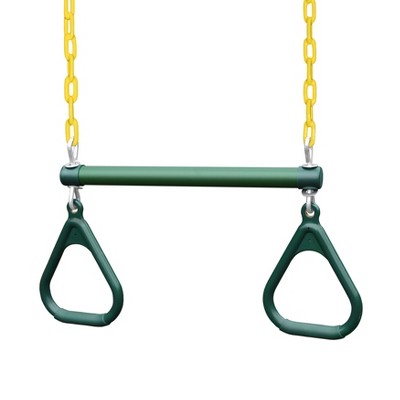 Playground Trapeze Swing Rings for Indoor Outdoor Yard Garden Play Toy 