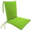Plow & Hearth - Polyester Classic Outdoor Rocking Chair Cushions with Ties, Forest Green - image 2 of 2