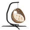 Heavy-Duty Hammock Stand for Chair, C-Stand Metal 330LBS Lord, 360¡ã Rotation for Balconies, Porches, Patios, Decks and Backyards Stand Only - 4 of 4