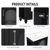 MAYEERTY 20" Bathroom Vanity with Sink 2-tier Shelf Adjustable Shelf Solid Wood MDF Black - 3 of 4