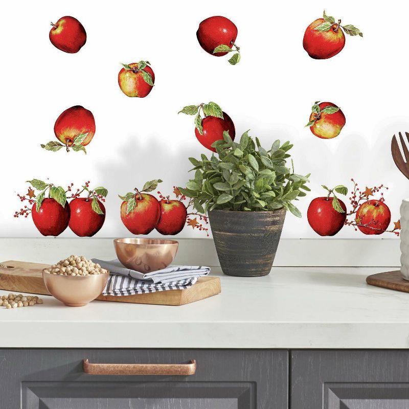 Country Apples Peel and Stick Wall Decal Red - RoomMates, 5 of 8