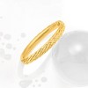 Ross-Simons 18kt Gold Over Sterling Basketweave Bangle Bracelet - 3 of 4