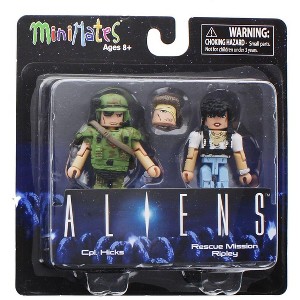 Diamond Comic Distributors, Inc. Aliens Cpl. Hicks & Rescue Mission Ripley 2-Pack Series 1 Minimates - 1 of 2