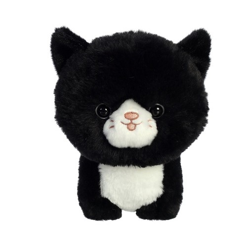 Black and white cat hotsell stuffed animal