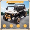 Garvee 24V Kids Ride On Dump Truck, 2-Seater Electric UTV with Remote Control, 4x35W Motors, Shovel, Music, Lights & Bluetooth - 4 of 4