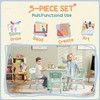 Whisen Kids Table and Chair Set, Height Adjustable 5 Piece Toddler Table and Chair Set with Storage Box, Gift for Kids - 3 of 4