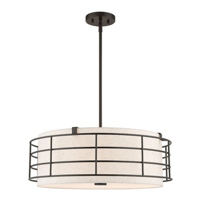 Livex Lighting Blanchard 5 - Light Pendant in  English Bronze