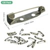 Unique Bargains Durable Multipurpose Iron Badge Brooch Pin Backs Safety Clasp 120 Pcs - 3 of 4