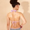 Women's Ribbed Textured Tall Triangle Bikini Top - Wild Fable™ - 2 of 4