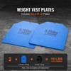 VEVOR Weight Vest Plates, 5.75 LB Pairs, Premium Steel Weighted plates, Contoured Ergonomic Fit – WODs, Additional Weight for Weight Vests - 3 of 4