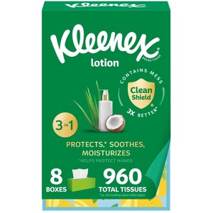 Kleenex Lotion 3-Ply Facial Tissue - 1 of 4