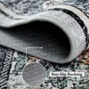 Living Room Washable Non Slip Vintage Retro Rugs Low Pile Chenille Print Rug for Bedroom Dining Room Home Office - 4 of 4