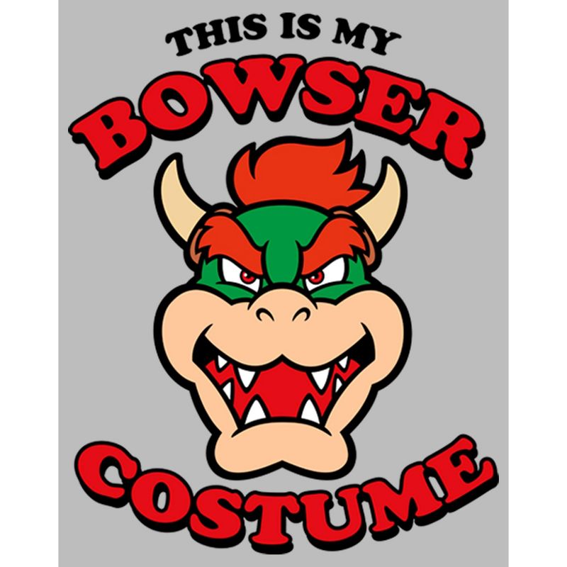 Men's Nintendo Super Mario Bowser Costume T-Shirt, 2 of 6