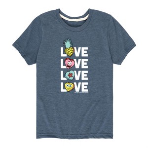 Boys' - SpongeBob SquarePants - Valentine's Day Merchandise Short Sleeve Graphic T-Shirt - 1 of 4