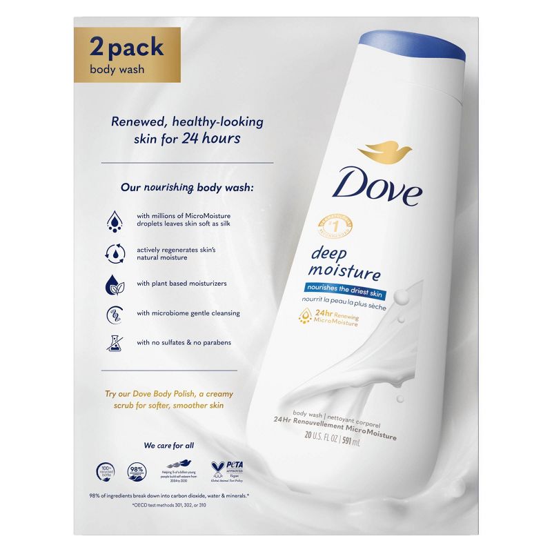 Dove Deep Moisture Nourishes the Driest Skin Body Wash, 4 of 10