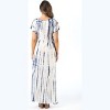 Riviera Sun Casual Short Sleeve Maxi Dress with Side Slit 21771-CHR-L - 3 of 3