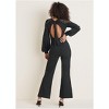 VENUS Womens Ponte Lace Detail Jumpsuit - 2 of 4