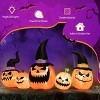 8 Feet Inflatable Pumpkin Family Waterproof Halloween Yard Decoration with LED Lights - 4 of 4