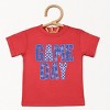 Game Day Blue Checkered - Kids Youth Short Sleeve Graphic T-Shirt and Toddler Short Sleeve Graphic T-Shirt - 2 of 3