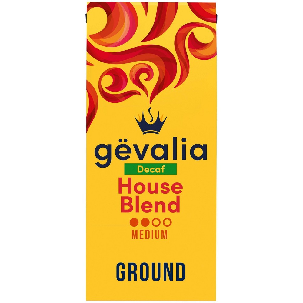 UPC 043000042977 product image for Gevalia House Blend Medium Dark Roast Ground Coffee - Decaf - 12oz | upcitemdb.com