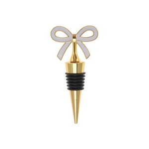 Unique Bargains Bottle Stoppers Thin Bow Style Zinc Alloy Aluminum Alloy TPR 3.82"x1.81"x0.79" 1 Pc - 1 of 3