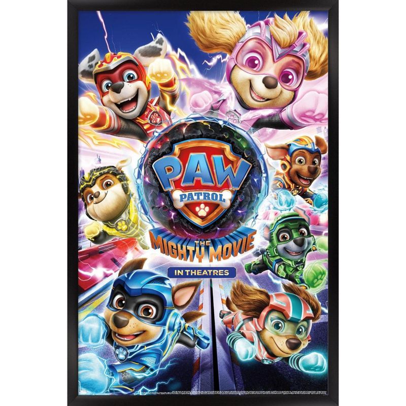 Trends International Paw Patrol: The Mighty Movie - One Sheet Framed Wall Poster Prints, 1 of 7
