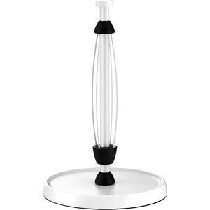 Paper Towel Holder Countertop, One-Handed Tear, Stainless Steel, Weighted Base, Paper Towel Roll Holder Stand - 1 of 4