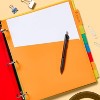 8ct Write-On Index Dividers with Pockets - up&up™: Multicolor 3-Hole Punched Binder Accessories - 2 of 3